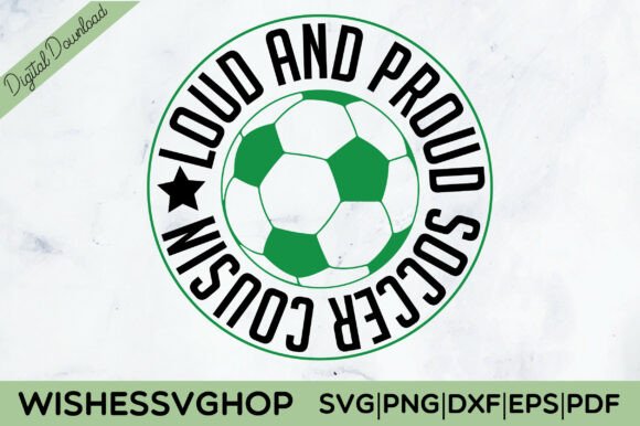 A Loud and Proud Soccer Cousin for Graphics and Crafts