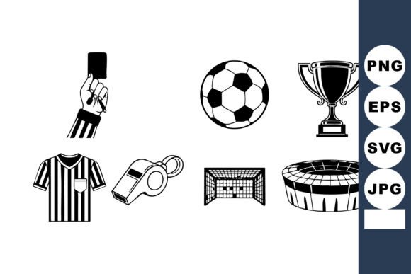 A Review of Soccer Icons Graphics for Publishing