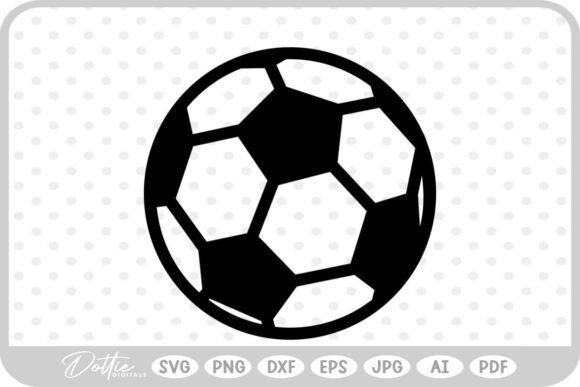 A Soccer Ball Design Asset for Graphics and Crafts