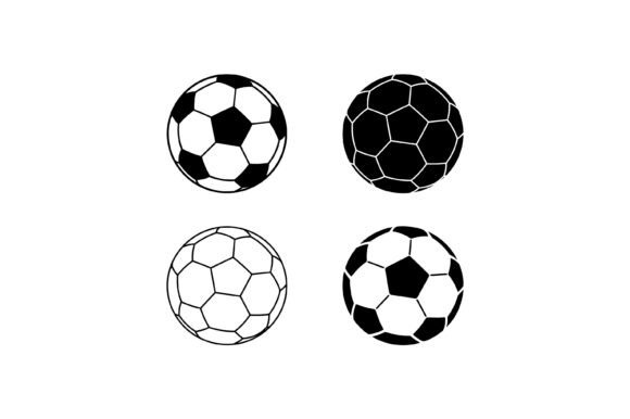 A Soccer Ball Icon Collection Set for Craft Branding Graphics