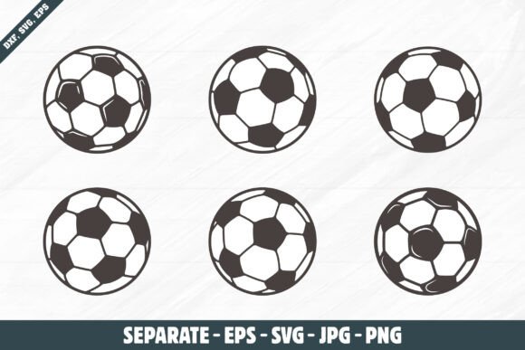A Soccer Ball Icon & SVG for Crafts & Graphics