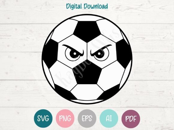 An Angry Cartoon Soccer Ball: A Crafts & Graphics Asset Review