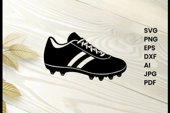 Elevate Graphics and Crafts with a Soccer Silhouette